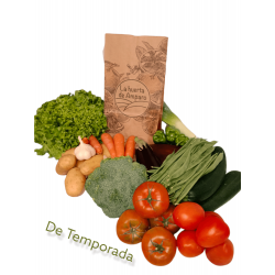 caja de verduras de la huerta